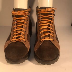 MALEDETTI TOSCANI HANDCRAFTED BOOTS, SUEDE LACEUPS